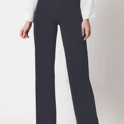 TOOCHKI Women Relaxed Straight Leg High-Rise Trousers-picture-26