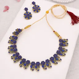 DIVASTRI Set Of 2 Gold-Plated Necklace Set image 3