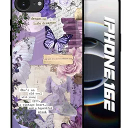 QRIOH Conversational Printed Apple iPhone 16e Back Case Mobile Accessories-picture-39