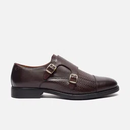Van Heusen Men Leather Formal Monk Shoes image 5