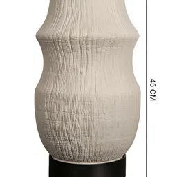 IAAH Off-White & Black Trevar Ceramic Vase image 5