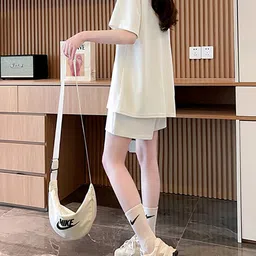 JC Mode Printed Round Collar T-Shirt With Shorts Co-Ords image 3