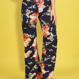 Cutiekins Girls Floral Printed Knitted Palazzos-picture-2
