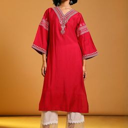 LIMEROAD Women Embroidered Kurta-picture-43