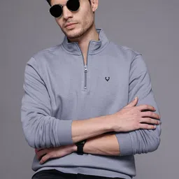 Allen Solly Mock Collar Sweatshirt-picture-13