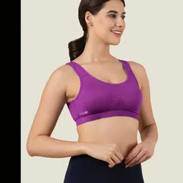 WITHIN Women Solid Rapid-Dry High Support Seamless Sports Lightly Padded Bra-picture-17