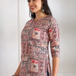 Moda Rapido Women Floral Printed Crepe Top image 3