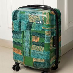ZOUK Indus Lattice Green Amorah Trolley Bag (Cabin)-picture-22