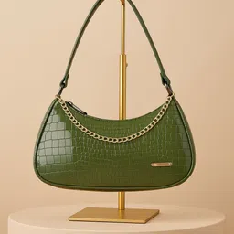 Cult Factory Embellished PU Half Moon Shoulder Bag with Bow Detail-picture-10