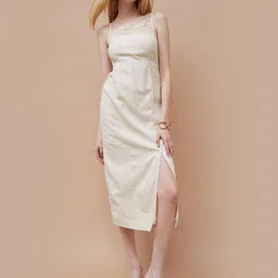 Ginger by Lifestyle Women Off Shoulder Sheath Midi Dress-image-43