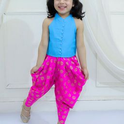 Twisha Girls Top with Dhoti Pants-picture-10