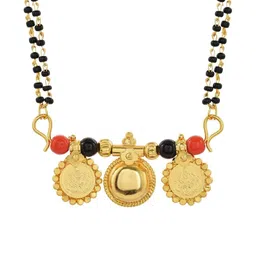 Jewelry Miguel Gold-Plated Artificial Beaded Mangalsutra-picture-29