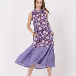 Zenava by Myntra Women Floral Printed Cotton A-Line Dress-picture-37
