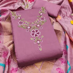 Lilots Unstitched Dress Material image 2