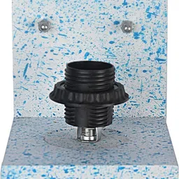 1ST TIME Blue & Blue Textured Wood Wall Lamp image 2