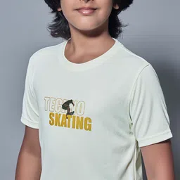 Technosport Boys Printed Antimicrobial Slim Fit T-shirt image 4