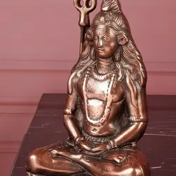 JY Copper-Toned Religious Idol Showpiece image 5