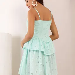 Routes by All About You Layered Fit & Flare Sleeveless Dress image 4