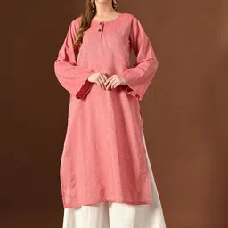 KALINI Women Embroidered Thread Work Kurta image 2