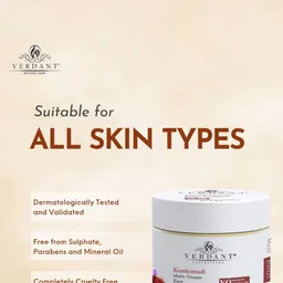 Verdant Natural Care Kumkumadi Multi-Vitamin Face Pack with Hyaluronic Acid - 100 ml image 2