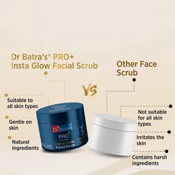 Dr. Batras Set Of 2 PRO+ Insta Glow Facial Scrub - 250 g Each image 2
