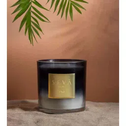 SEVA HOME Black Signature Scented Candle - Oud-picture-15