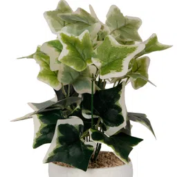 foliyaj Ivy Multicolour Plastic & Polyester Artificial Plant With Pot image 5