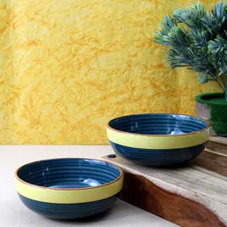 600 ML Ceramic Serving Bowls Set of 2 by VarEesha image 1