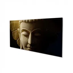 nestroots Framed Buddha illuminated painting Wall Painting image 3