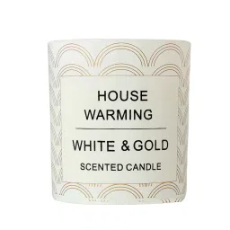 tayhaa Rose Lime Basil White Wax Scented Candle image 4