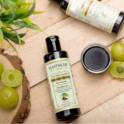 Hasthkar Handmades Natural Amla & Sat Reetha Hair Cleanser Shampoo - 210 ml-picture-7
