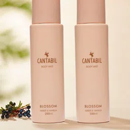 Cantabil Set of 2 Blossom Amber & Vanilla Body Mist - 200ml Each-picture-25