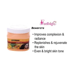 FEELHIGH Set Of 2 Coffee Gel Scrub & Saffron Cream 500ml Each image 2