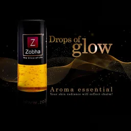 Zobha Drops Of Glow Oil with 24K Pure Gold - 20 ml image 3