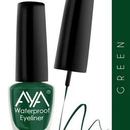 AYA Set Of 2 Long Lasting 24 Hrs & Waterproof Liquid Eyeliner 5ml Each - Blue + Green image 2