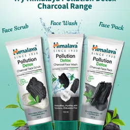 Himalaya Pollution Detox Charcoal Face Wash with Green Tea To Purify Skin - 200ml image 3