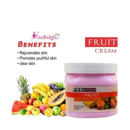 FEELHIGH Set Of 2 Herbal Scrub & Fruit Cream-500ml Each image 3