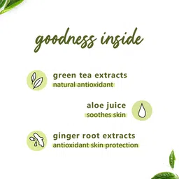 Plum Green Tea Spray Face Mist With Glycolic Acid & Aloe Vera To Hydrates & Refresh- 100ml image 3