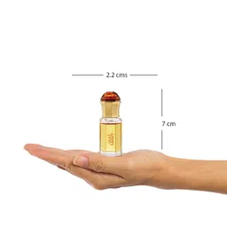 Ajmal Unisex Mukhallat Raaqi Floral Attar Free From Alcohol 10 ml image 2