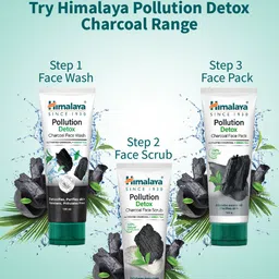 Himalaya Pollution Detox Charcoal Face Wash with Green Tea To Purify Skin - 200ml image 4