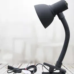 billiejean Drax Black Adjustable Study Lamp With Aluminium Base-picture-34