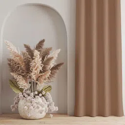 parda online Ivory Beige Polyster Solid 9ft Blackout Eyelet Window/Door (1 Pc) image 3