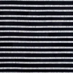 dazzhome Black & Silver Hair On Leather Stripes Hand Woven 5ftX7ft Carpet image 4