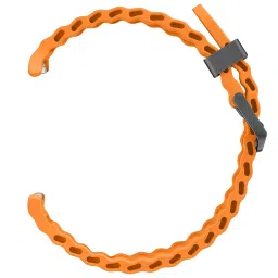 SAMSUNG ET-SNL70MOEGIN HNBR, Titanium Marine Band for Galaxy Watch Ultra (Lugless Design, Orange) image 4