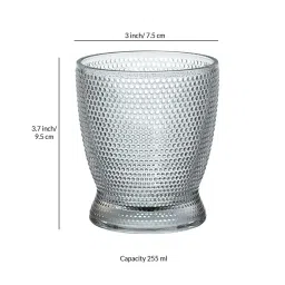 ceradeco (Set of 6) 255ml Dotted Designer Whiskey Glass image 2