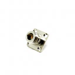N Female Straight Soldering Panel Mounting Socket image 1