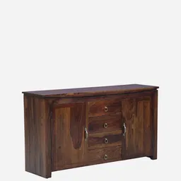 woodsworth from pepperfry Marsala Sheesham Wood Sideboard in Scratch Resistant Provincial Teak Finish image 4