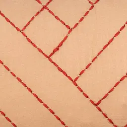 zeba Gold Geometric Polyester 22 x 12 Inches Cushion Cover image 5