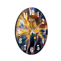 olive tree Vrikshya Multicolour Engineered Wood Wall Clock image 5
