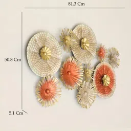 vedas Pret Abstract Hammered Wall Decor image 2